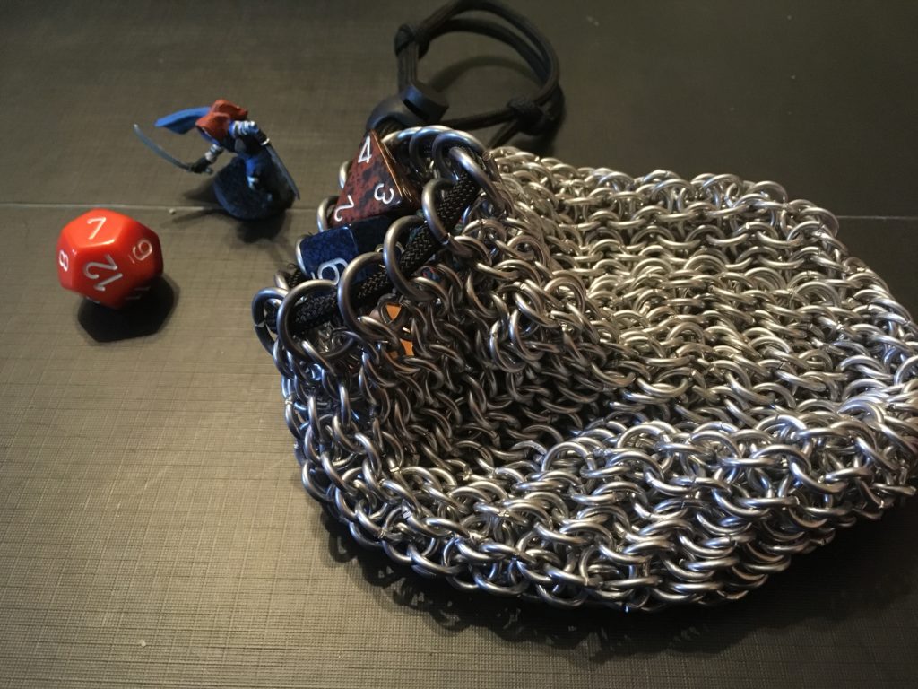 Chain Mail Dice Bag