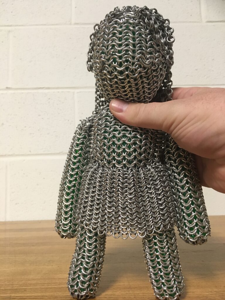 Chain Mail Doll Standing Position